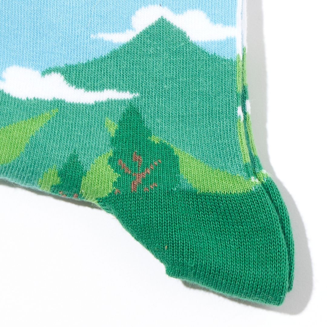 Golf Scene Sock