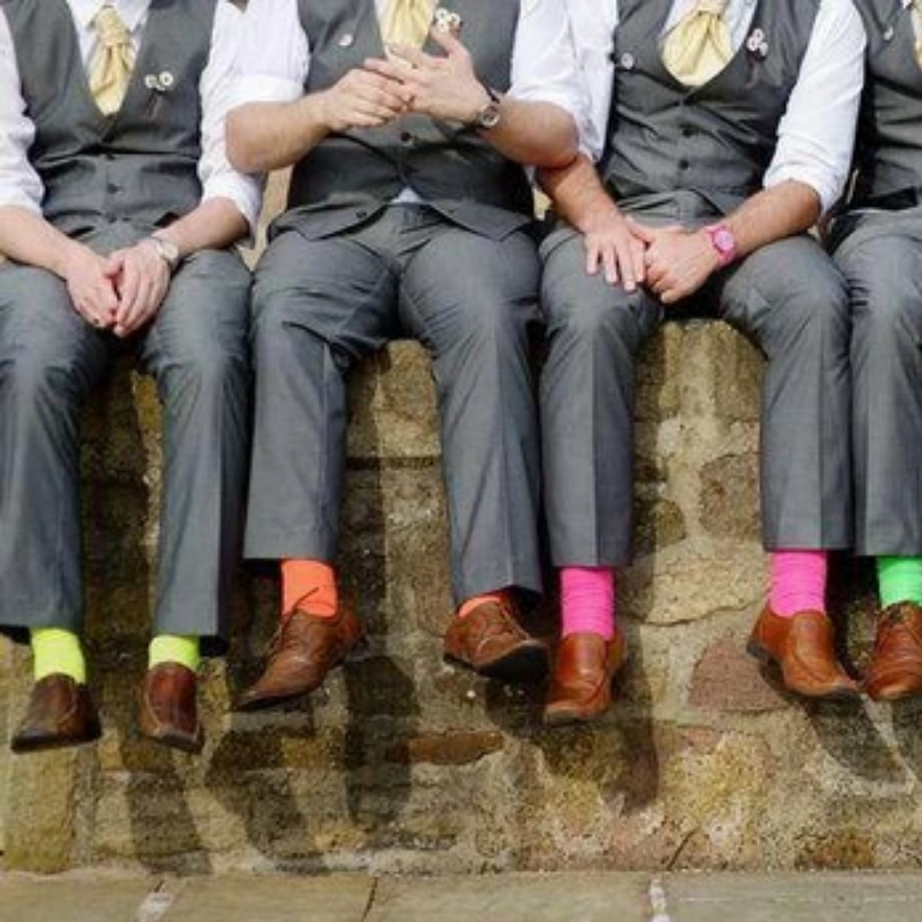 Don't get cold feet on your wedding day...