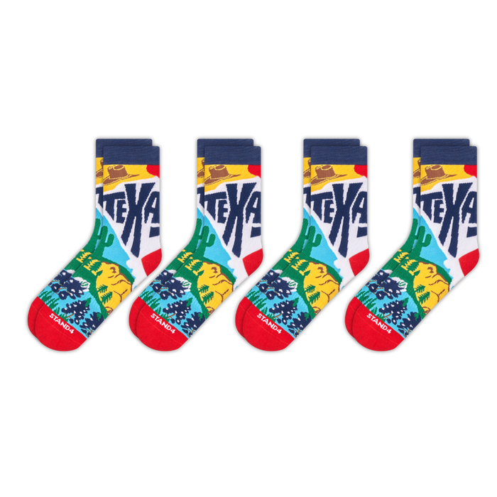 Texas State Sock 4-Pack