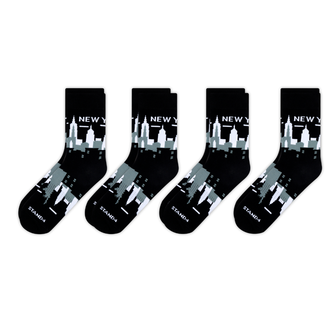 New York Skyline 2 Sock 4-Pack
