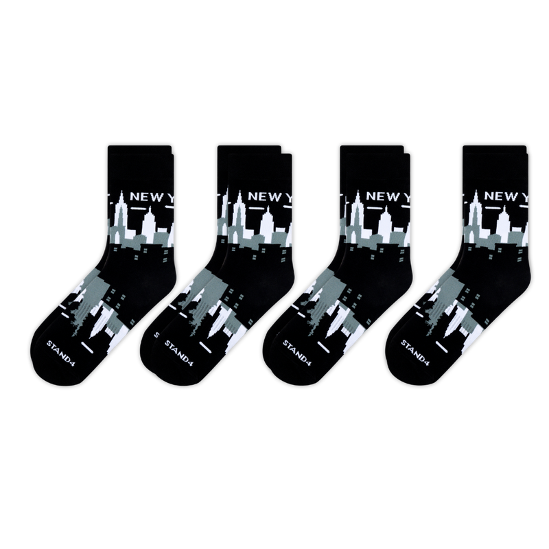 New York Skyline 2 Sock 4-Pack