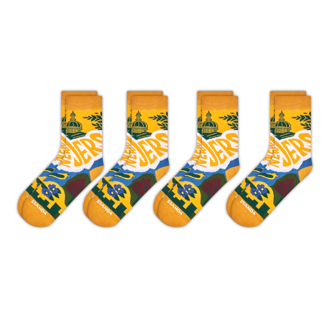 New Jersey State Sock 4-Pack