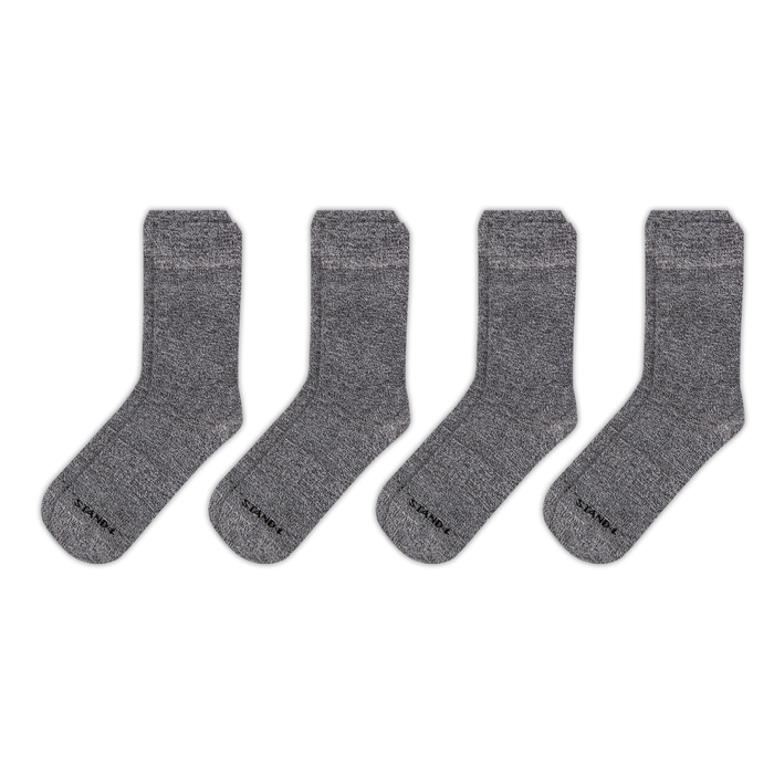 Original Grey Twisted Cotton 4-Pack