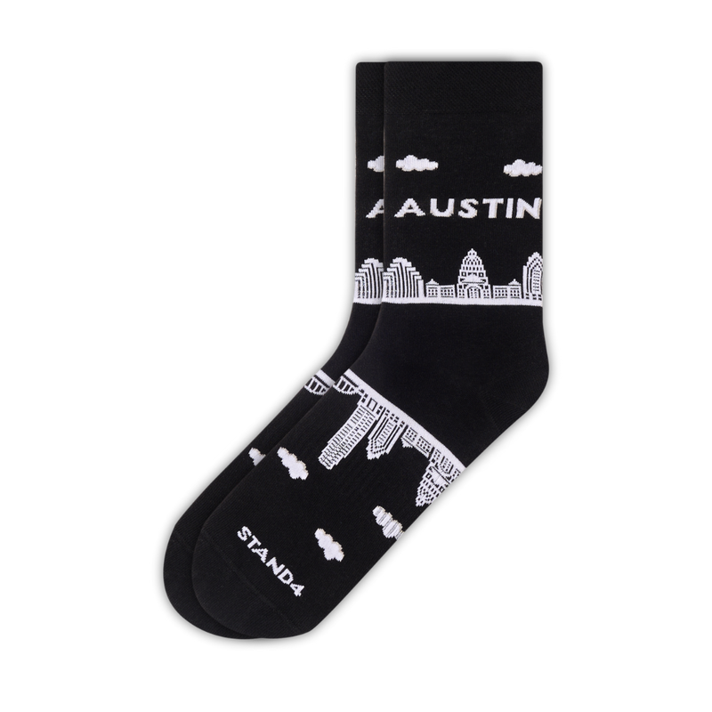 Austin Skyline Sock 4-Pack