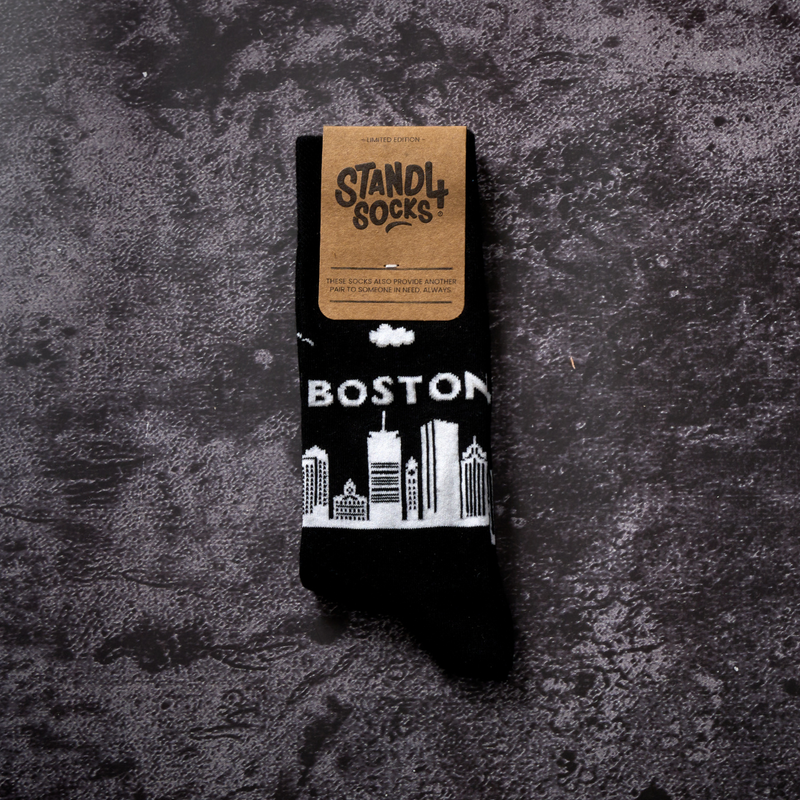Boston Skyline Sock 4-Pack