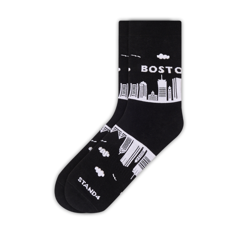 Boston Skyline Sock 4-Pack