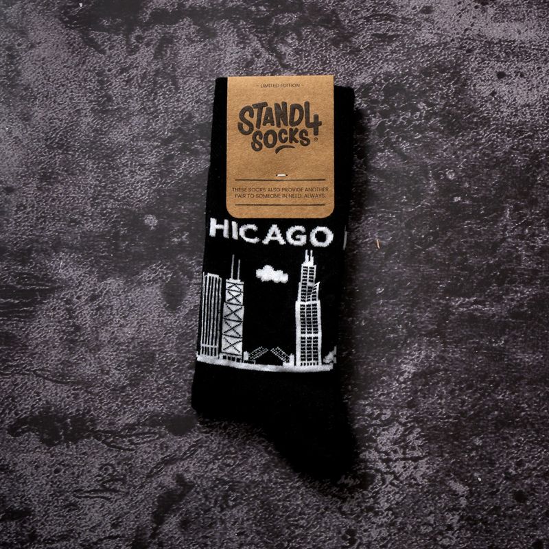 Chicago Skyline Sock 4-Pack