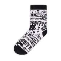 Coffee Words Sock