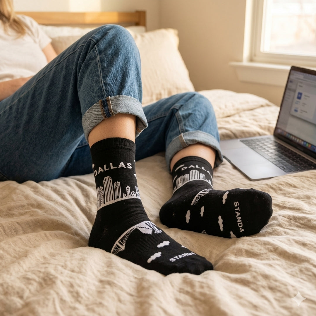Dallas Skyline Sock