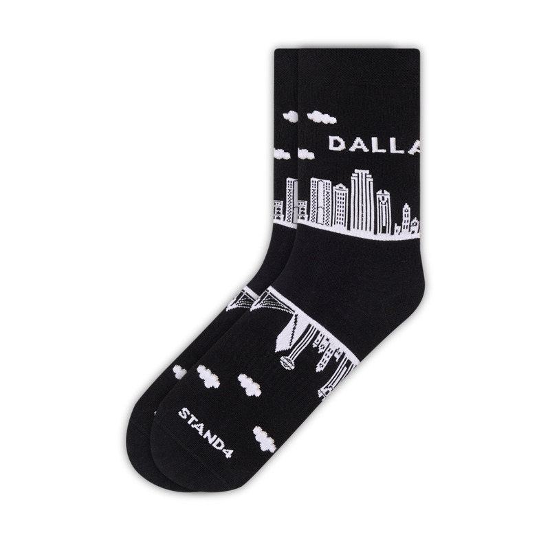 Dallas Skyline Sock 4-Pack