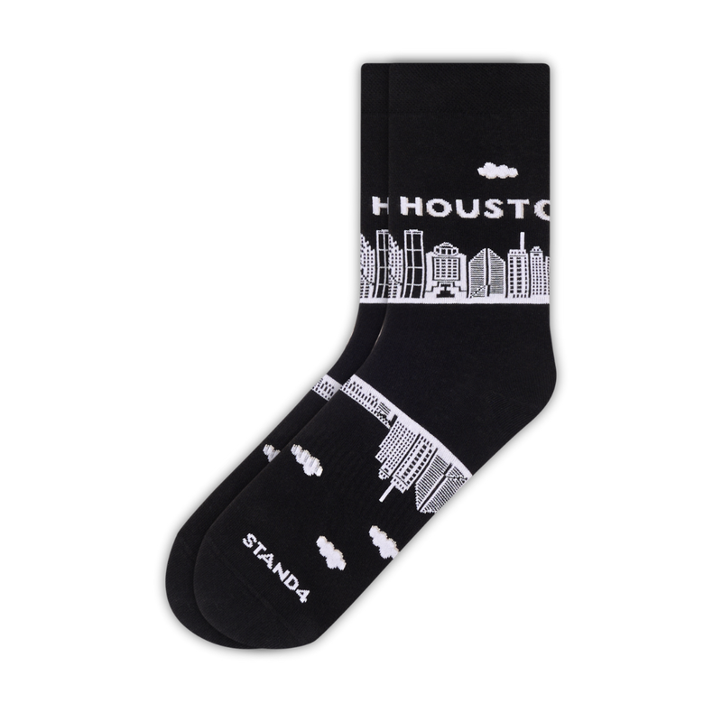 Houston Skyline Sock 4-Pack