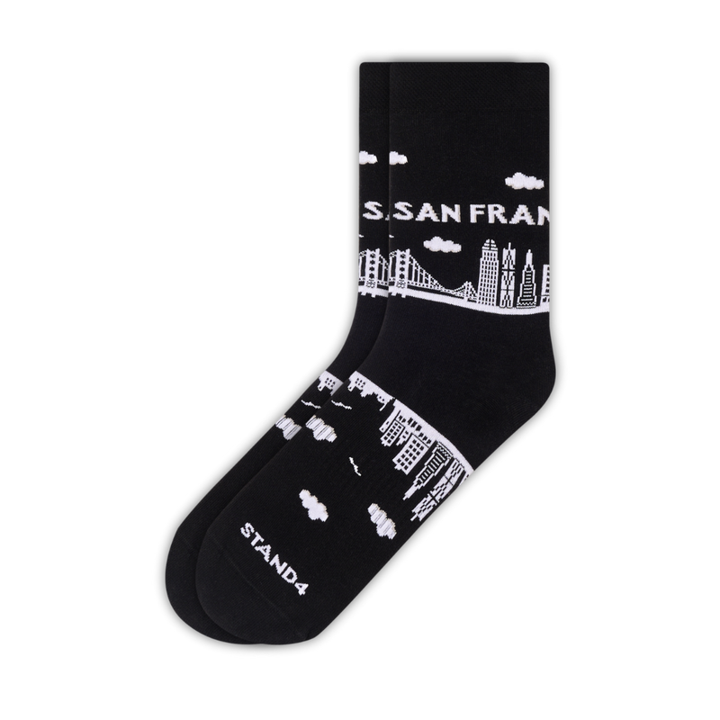 San Francisco Skyline Sock 4-Pack