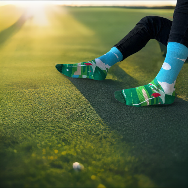 Golf Scene Sock
