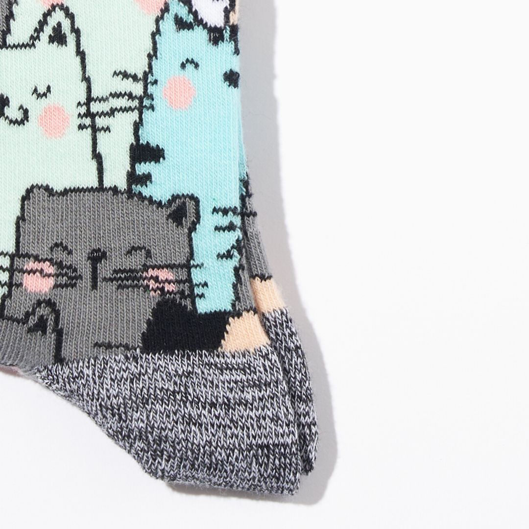 Cat Faces Sock