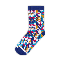 Geometric Colour Sock