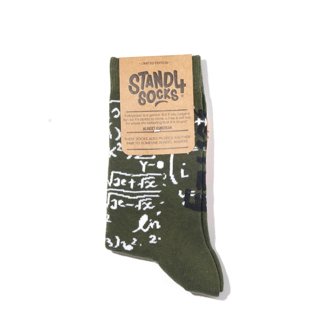 Albert Einstein Sock