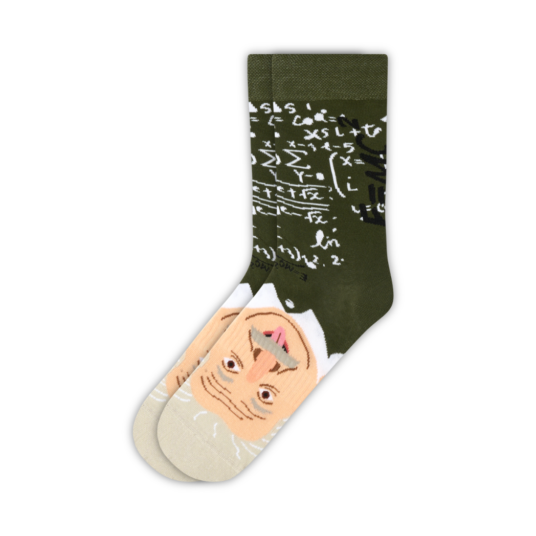 Albert Einstein Sock | Stand4 Socks | Buy One = Give One – Stand4 Socks ...