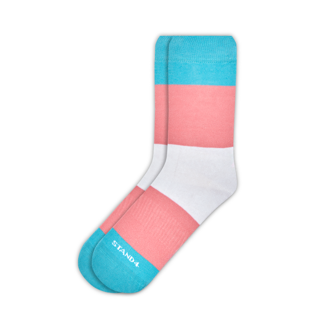 Trans Flag Sock