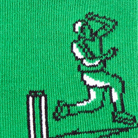 Green Cricket Sock