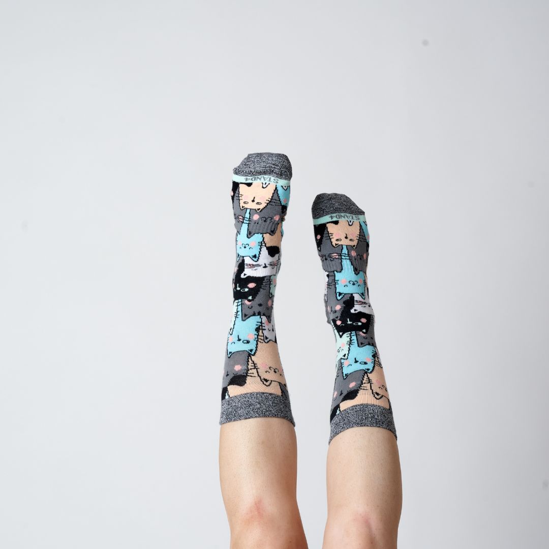 Cat Faces Sock