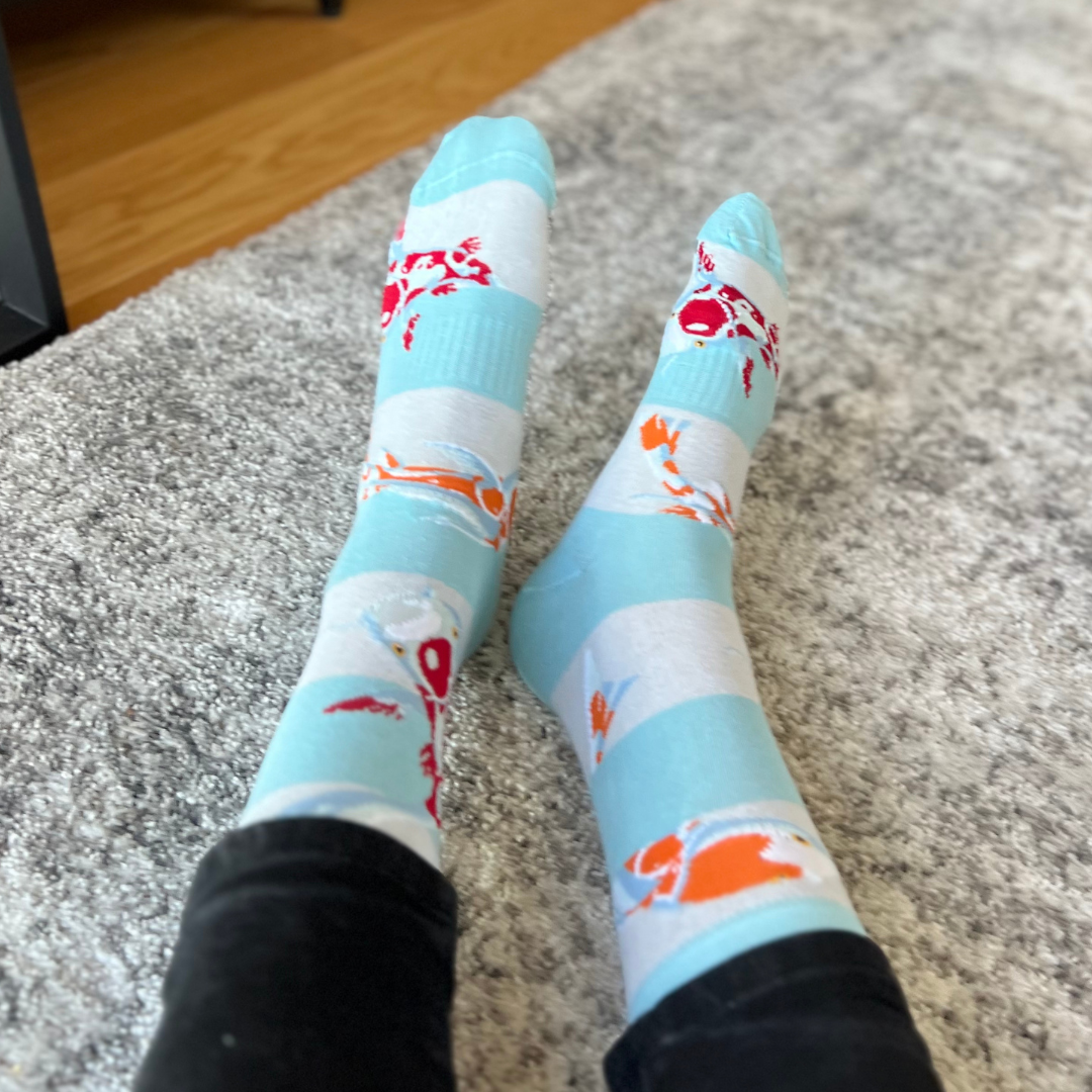 Koi Stripe Sock