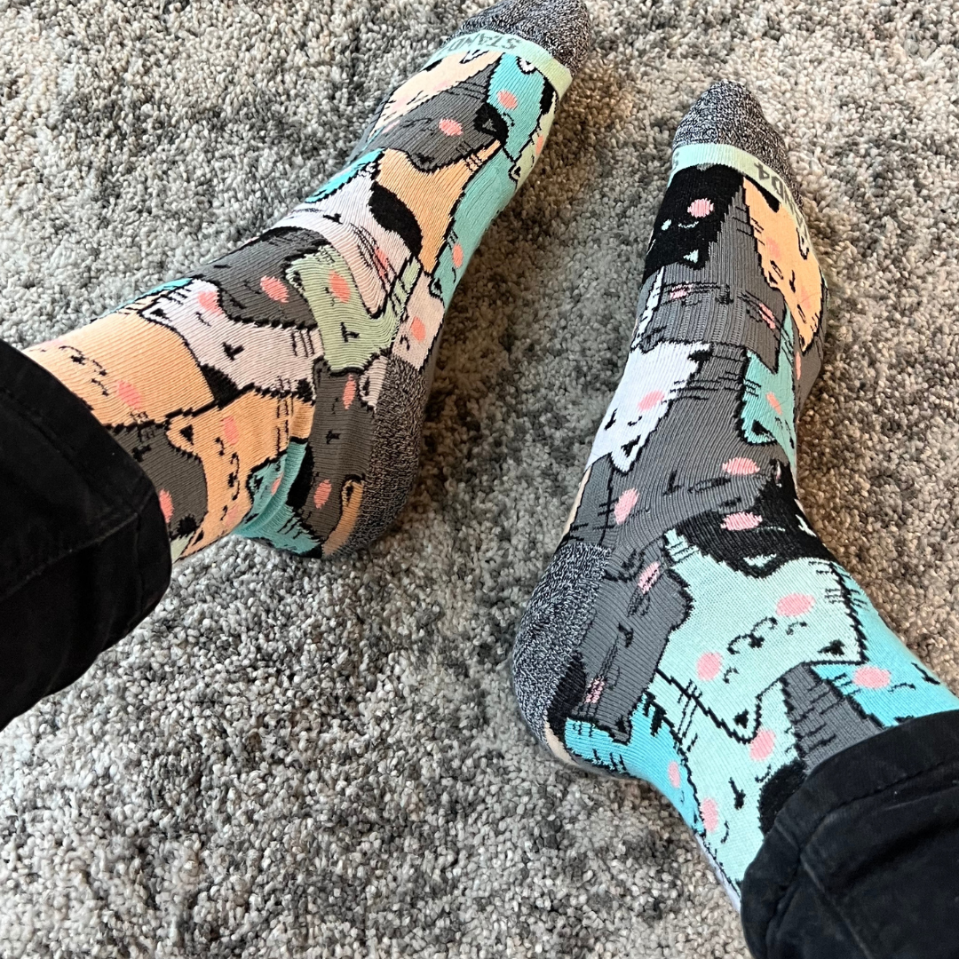Cat Faces Sock