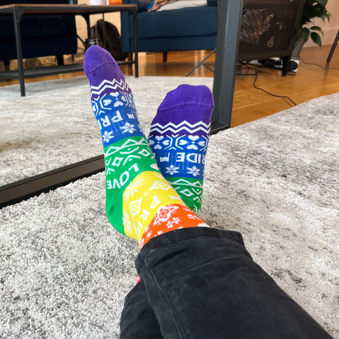LGBTQ Christmas Sock