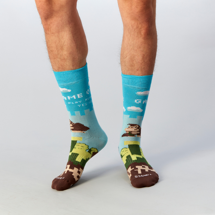 Game Over Pixel Sock