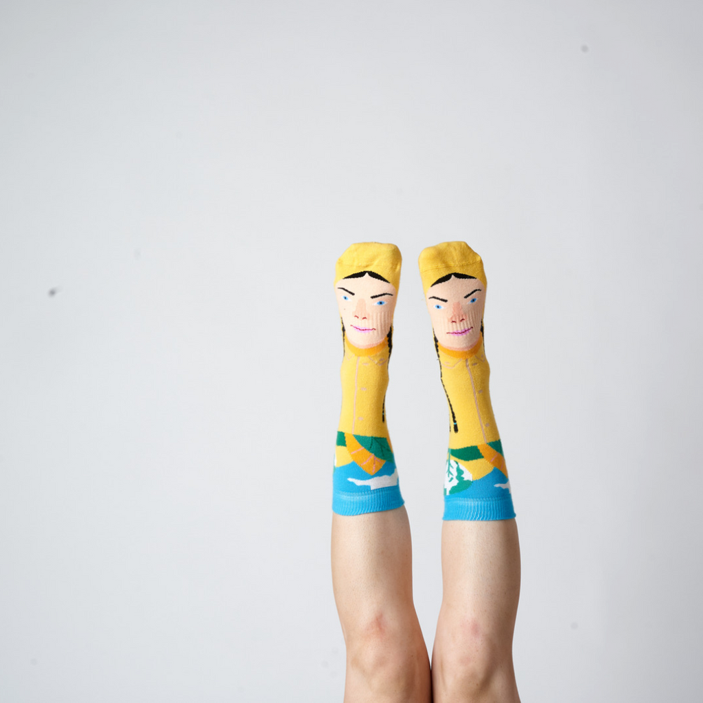 Greta Thunburg Sock | Stand4 Socks | Buy One = Give One – Stand4 Socks (USA)