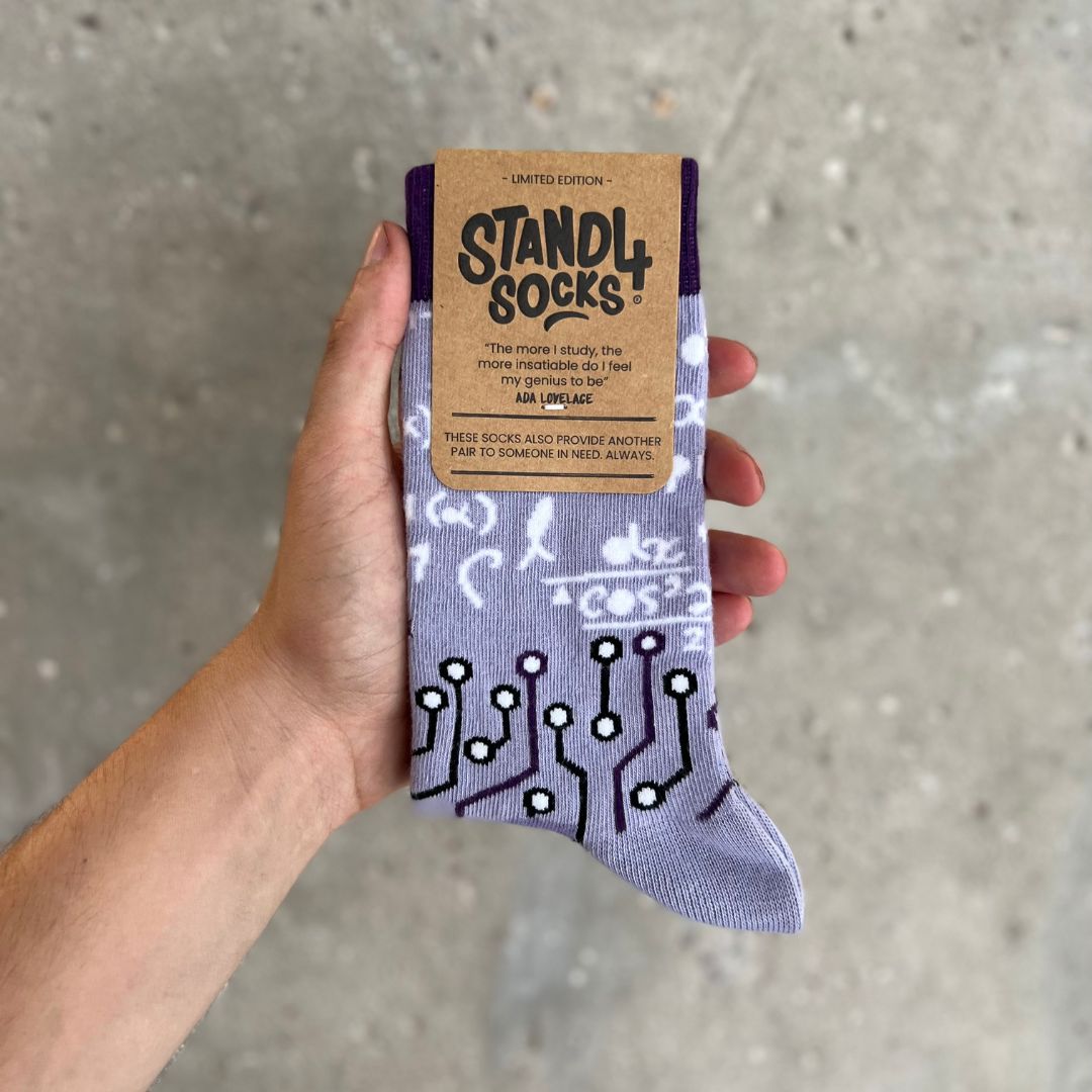Ada Lovelace Sock