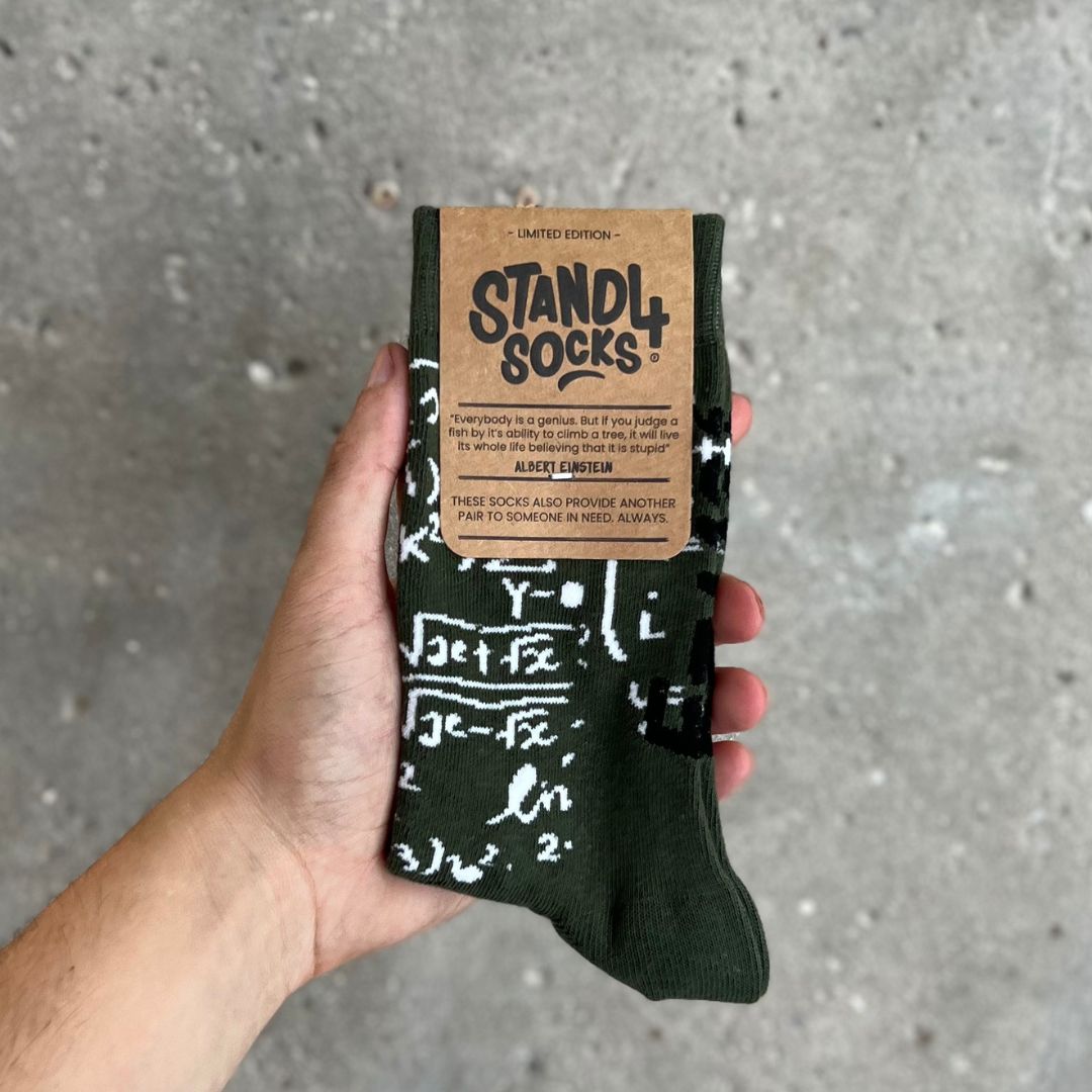 Albert Einstein Sock